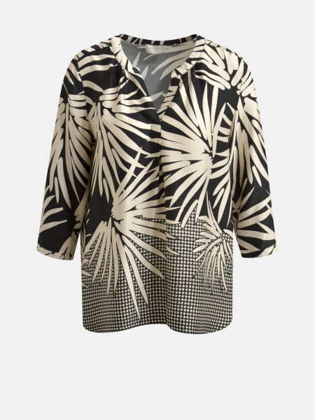MILANO ITALY Damen Bluse, schwarz