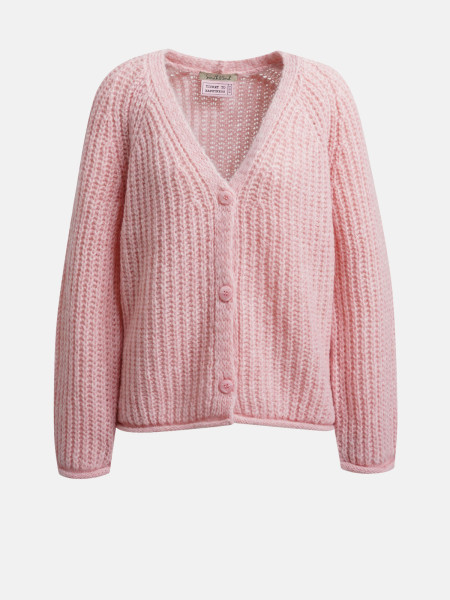 SMITH & SOUL Damen Strickjacke, rosa