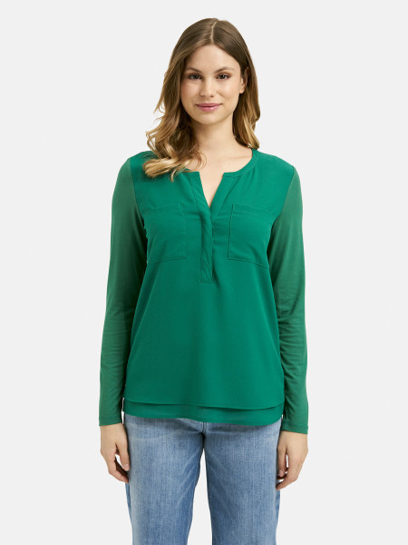 MILANO ITALY Damen Bluse, grün
