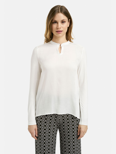 MILANO ITALY Damen Shirtbluse, creme