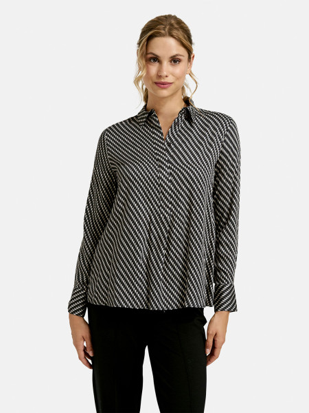 MILANO ITALY Damen Bluse, schwarz