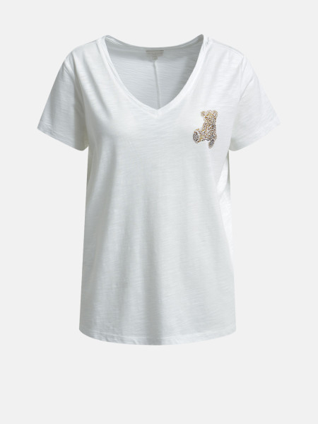 MILANO ITALY Damen T-Shirt, creme