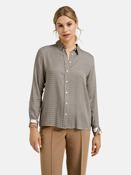 MILANO ITALY Damen Bluse, taupe