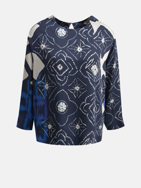 MILANO ITALY Damen Bluse, navy