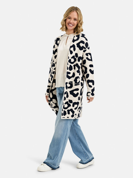 MILANO ITALY Damen Strickjacke, creme