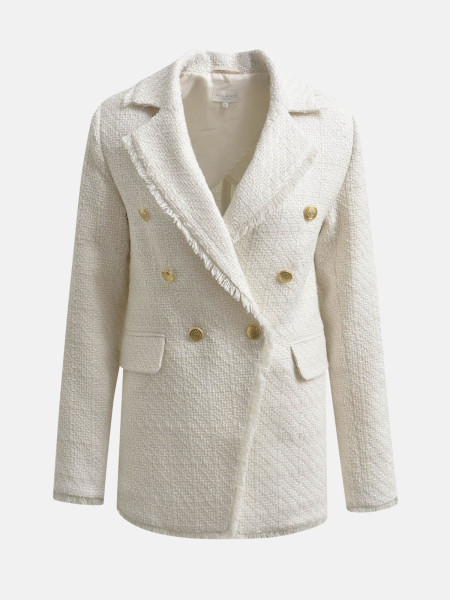 MILANO ITALY Damen Blazer, creme