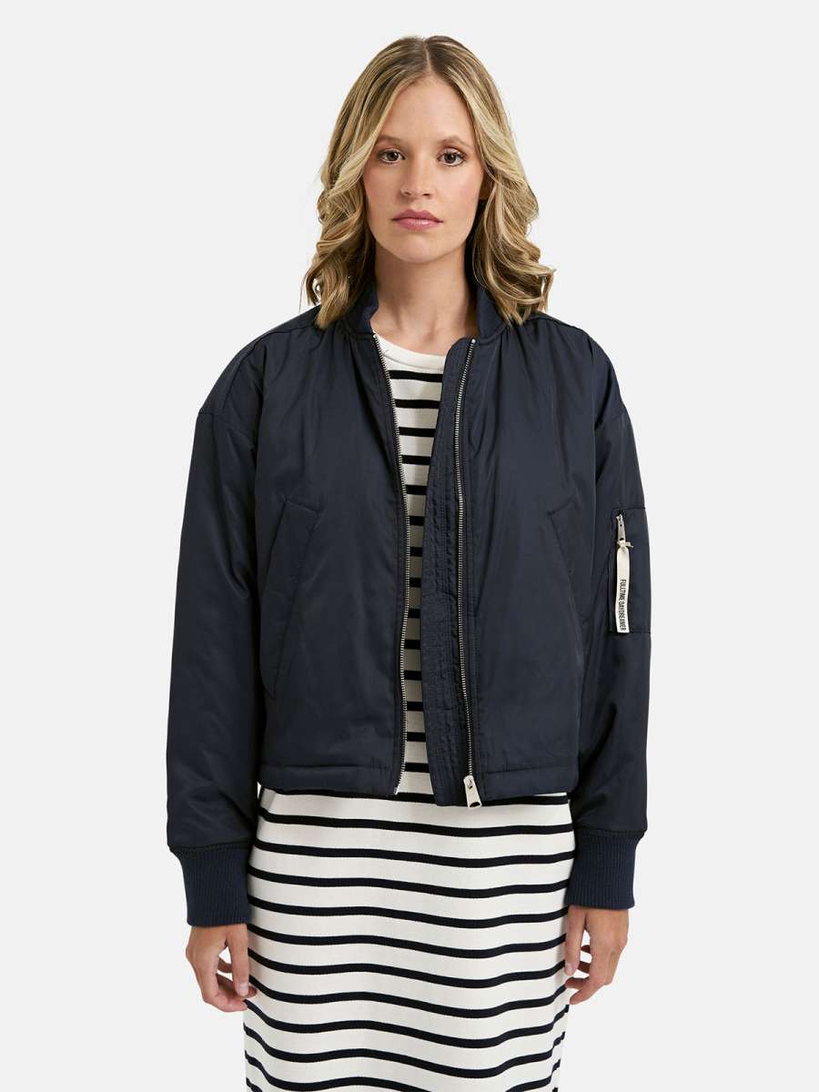 SMITH & SOUL Jacke - Bomberjacke - dunkelblau ➤ DESIGNERMODE.COM