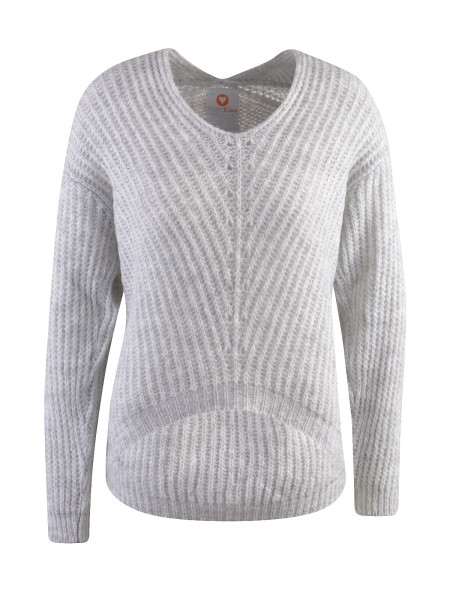 HEARTKISS Damen Pullover, silber