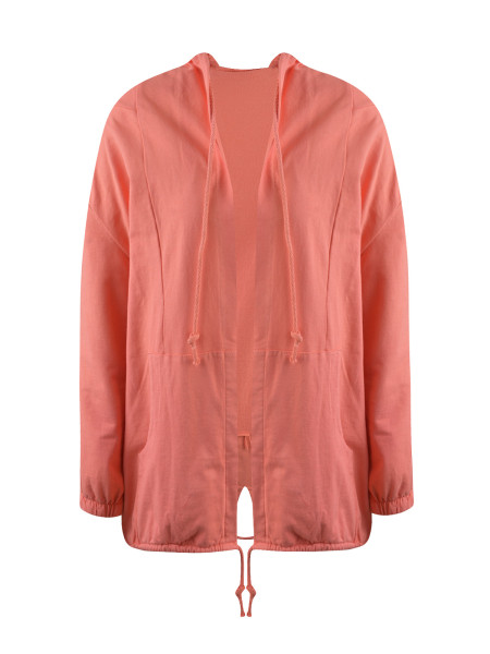 HEARTKISS Damen Sweatjacke, rotorange