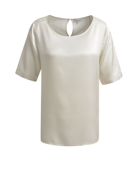 MILANO ITALY Damen Bluse, hellbeige