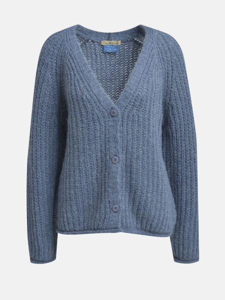 SMITH & SOUL Damen Strickjacke, jeansblau