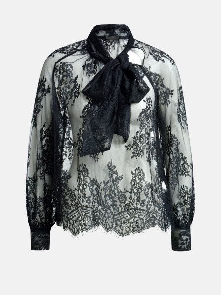MILANO ITALY Damen Bluse, schwarz