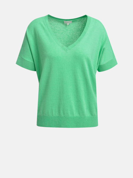 MILANO ITALY Damen Strickshirt, grün