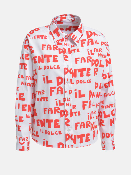 MILANO ITALY Damen Bluse, rot