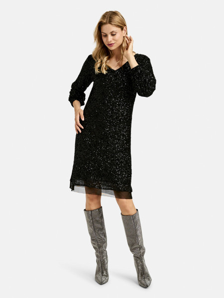 MILANO ITALY Damen Kleid, schwarz