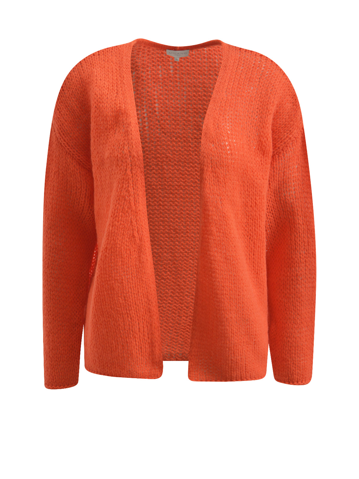 MILANO ITALY Strickjacke - grob gestrickt - orange ➤