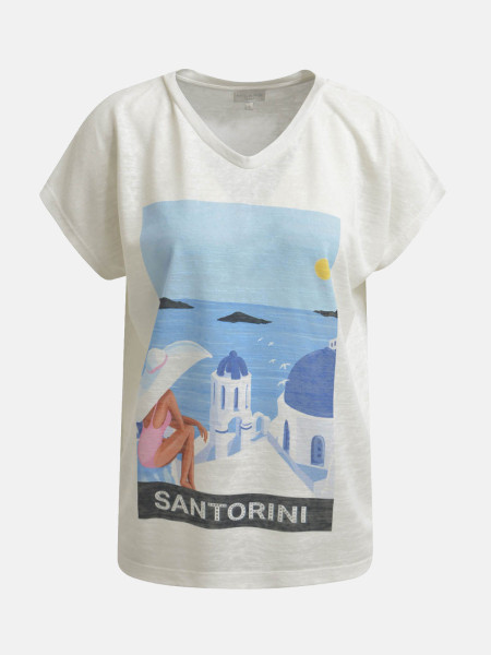 MILANO ITALY Damen T-Shirt, creme