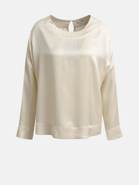 MILANO ITALY Damen Bluse, creme