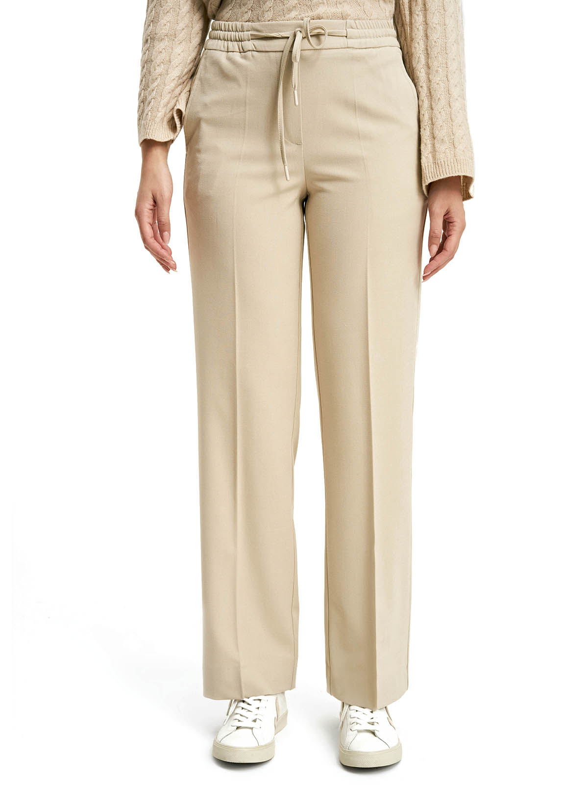 SMITH & SOUL Hose - mit Bügelfalte - beige ➤