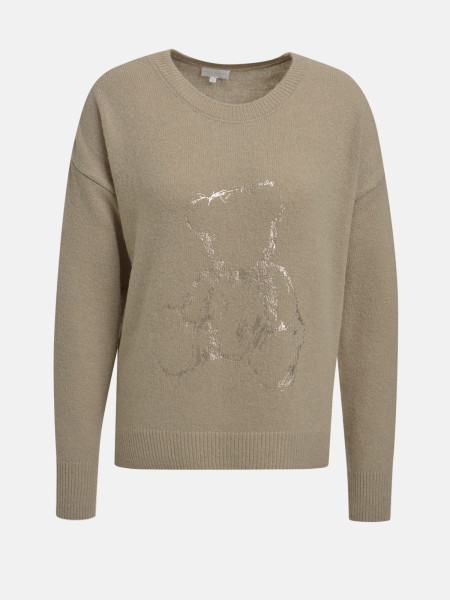 MILANO ITALY Damen Pullover, hellbraun