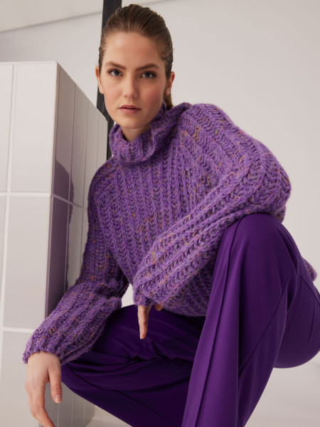 SMITH & SOUL Damen Pullover, lila
