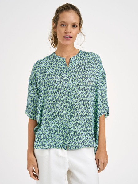 MILANO ITALY Damen Bluse, blau