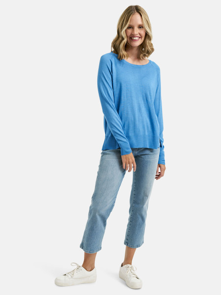 MILANO ITALY Damen Pullover, blau