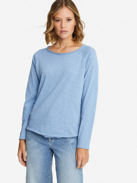 SMITH & SOUL Damen Langarmshirt, blau