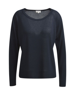 Vorschau: MILANO ITALY Damen Pullover, dunkelblau Vorschau: MILANO ITALY Damen Pullover, dunkelblau