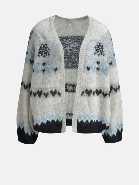 MILANO ITALY Damen Strickjacke, creme