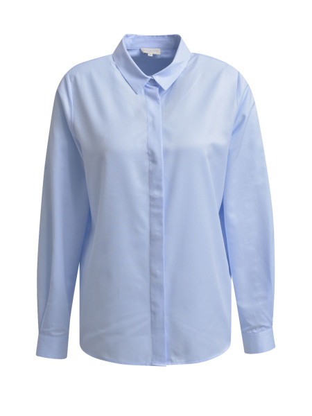 MILANO ITALY Damen Bluse, hellblau