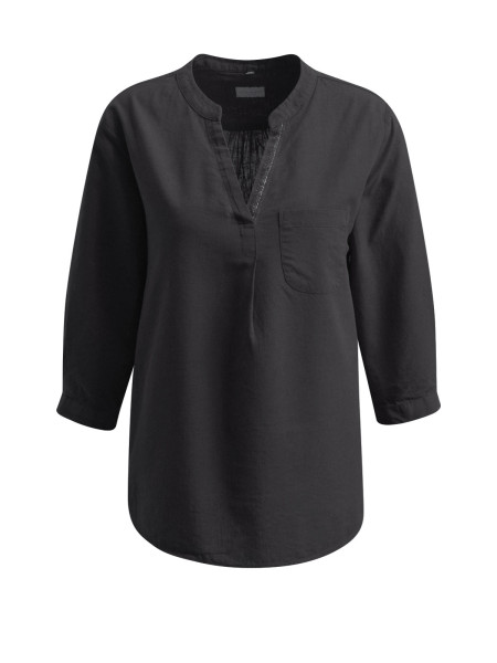 MILANO ITALY Damen Bluse, schwarz