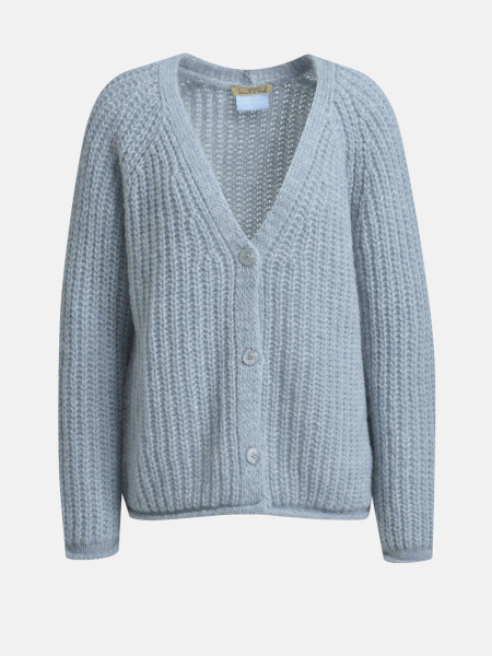 SMITH & SOUL Damen Strickjacke, hellblau