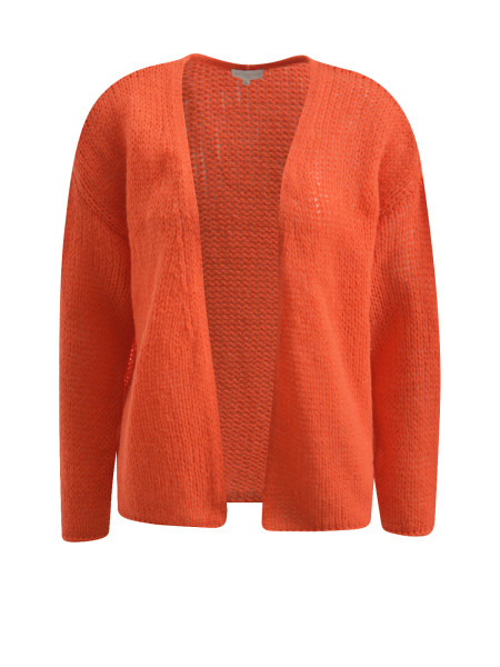 MILANO ITALY Damen Strickjacke, orange