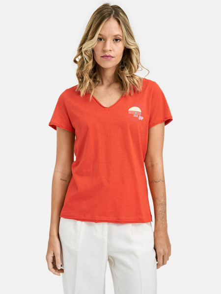 SMITH & SOUL Damen T-Shirt, orange