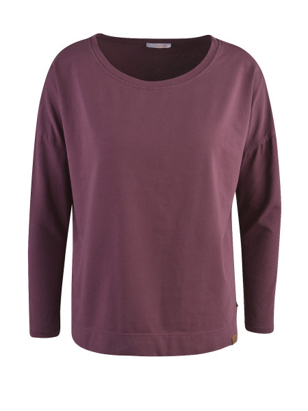 HEARTKISS Damen Langarmshirt, bordeaux