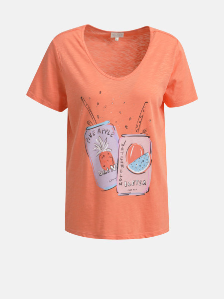 MILANO ITALY Damen T-Shirt, orange