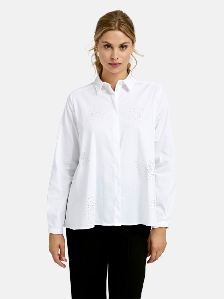 MILANO ITALY Damen Bluse, weiß