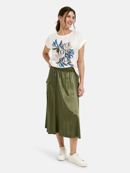 Vorschau: MILANO ITALY Damen T-Shirt, creme Vorschau: MILANO ITALY Damen T-Shirt, creme