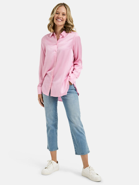 MILANO ITALY Damen Bluse, rosa