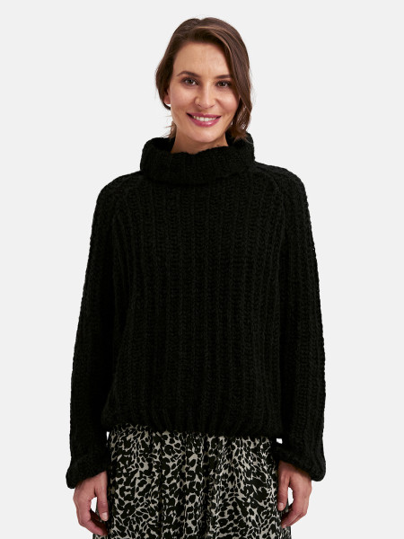 SMITH & SOUL Damen Strickpullover, schwarz