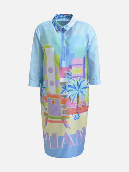 MILANO ITALY Damen Kleid, hellblau