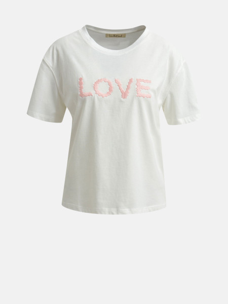 SMITH & SOUL Damen T-Shirt, creme
