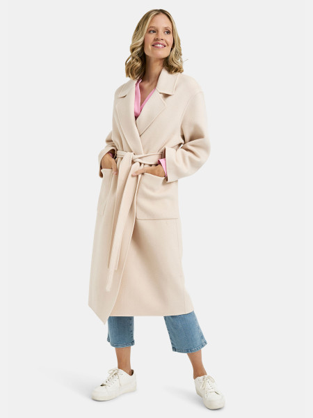 MILANO ITALY Damen Mantel, hellbeige