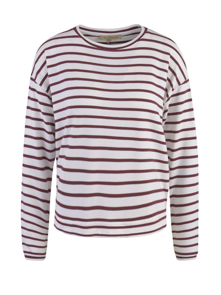 SMITH & SOUL Damen Langarmshirt, bordeaux