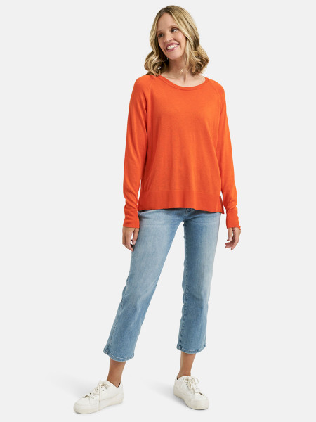 MILANO ITALY Damen Pullover, orange