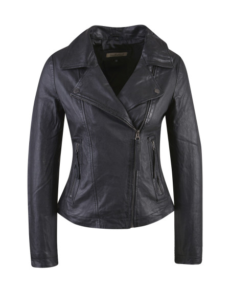 SMITH & SOUL Damen Lederjacke, schwarz