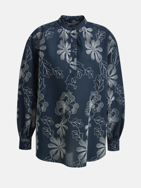 MILANO ITALY Damen Bluse, navy