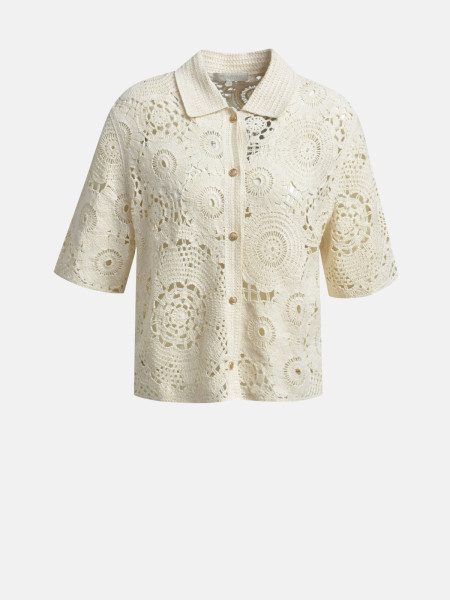 MILANO ITALY Damen Bluse, beige