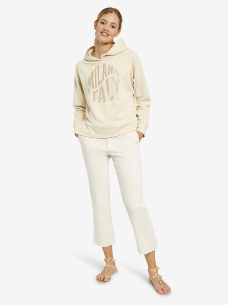 MILANO ITALY Damen Sweatshirt, beige